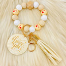 BB139X176 Spring Beaded Silicone Bracelet/Keychain - MiMi Wholesale