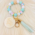 BB139X176 Spring Beaded Silicone Bracelet/Keychain - MiMi Wholesale
