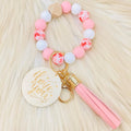 BB139X176 Spring Beaded Silicone Bracelet/Keychain - MiMi Wholesale