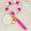 BB139X176 Spring Beaded Silicone Bracelet/Keychain - MiMi Wholesale