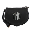 BCB15044 Monogrammable Saddle Crossbody Bag - MiMi Wholesale