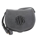 BCB15044 Monogrammable Saddle Crossbody Bag - MiMi Wholesale