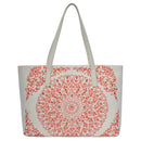 BGA2499 Mandala Embroidered Canvas Tote - MiMi Wholesale
