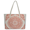 BGA2499 Mandala Embroidered Canvas Tote - MiMi Wholesale