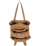 BGA3469 Three Compartment Tote - MiMi Wholesale