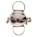 BGA3823-2 Dalmatian Dot Crossbody Tote Bag - MiMi Wholesale