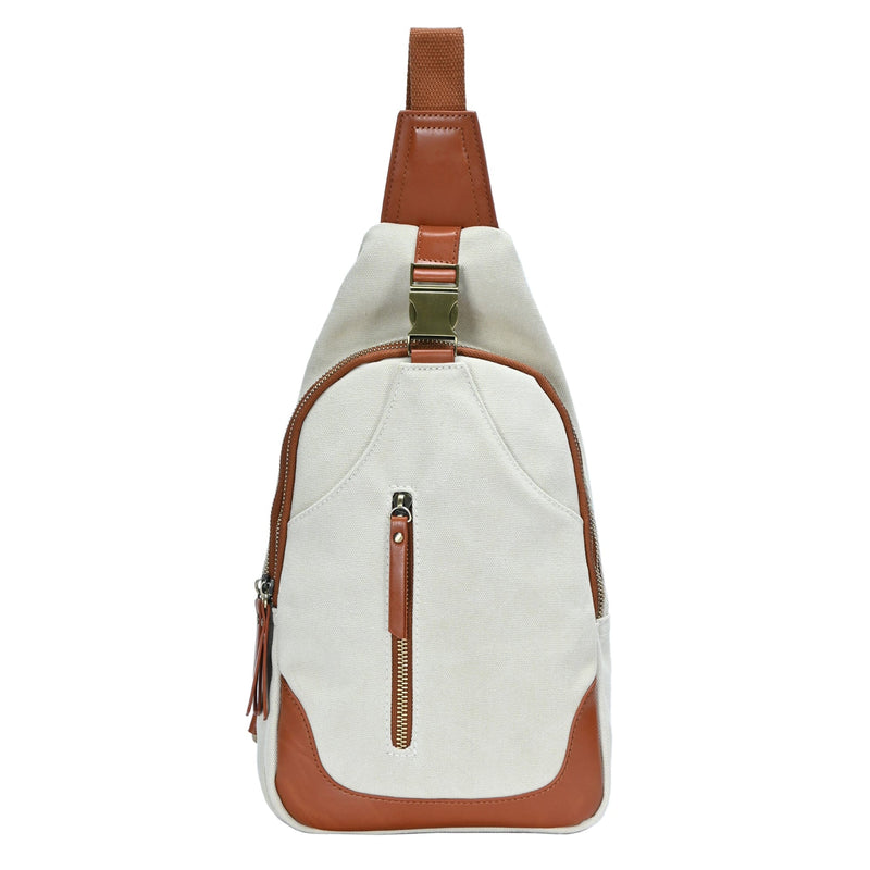 BGA3951 Canvas Sling Backpack - MiMi Wholesale