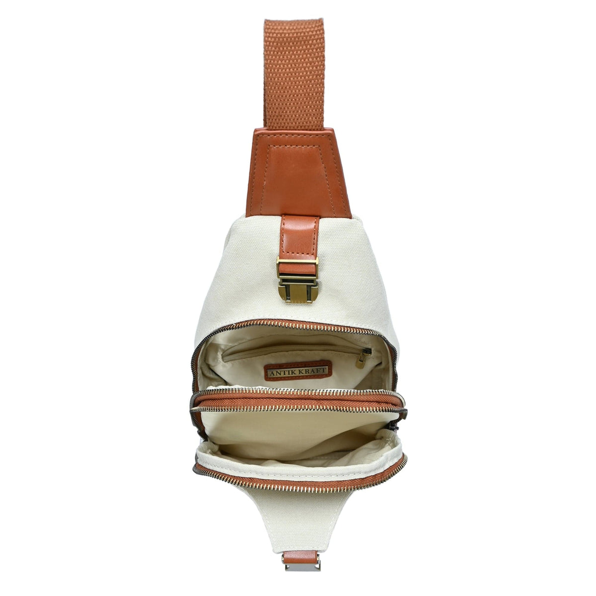 BGA3951 Canvas Sling Backpack - MiMi Wholesale