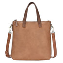 BGA46333 Zipper Top Handle Bag/Crossbody w/ 8" Tablet Pocket - MiMi Wholesale