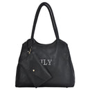 BGA48108 Monogrammable Three Compartment Shoulder Tote w/ Removable Wallet - MiMi Wholesale