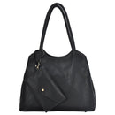 BGA48108 Monogrammable Three Compartment Shoulder Tote w/ Removable Wallet - MiMi Wholesale