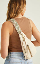 BGA5704 Zoey Boho Sling Bag With Guitar Strap - MiMi Wholesale