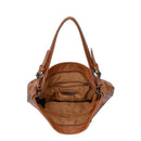 BGA6332 Josephine Studded Woven Detail Hobo Bag - MiMi Wholesale