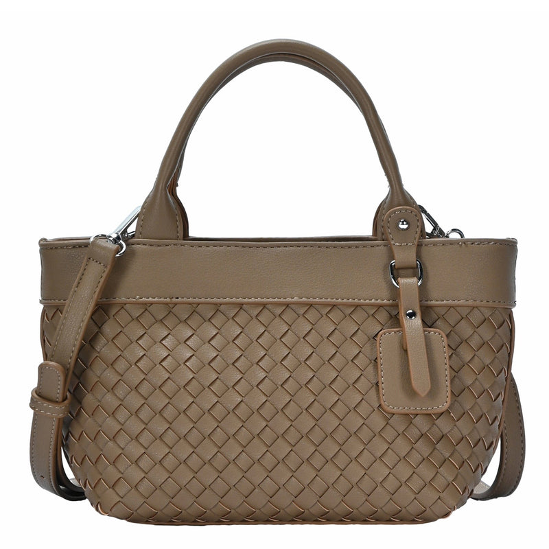 BGA6393 Marie Woven Crossbody/Handbag - MiMi Wholesale