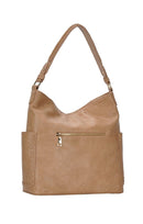 BGA82063 Monogrammable Braided Accent Hobo Bag - MiMi Wholesale