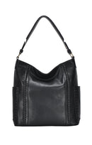 BGA82063 Monogrammable Braided Accent Hobo Bag - MiMi Wholesale