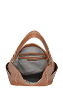 BGA82063 Monogrammable Braided Accent Hobo Bag - MiMi Wholesale