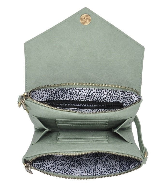 BGA83760 Quinn Three Compartment Envelope Crossbody - MiMi Wholesale