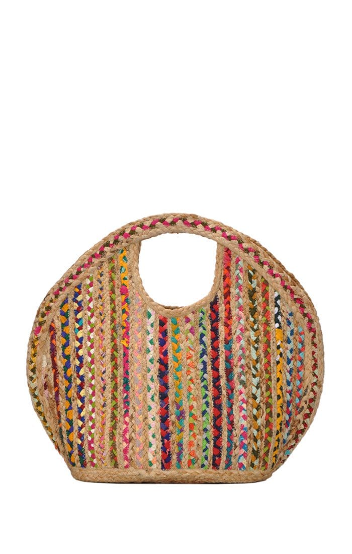 BGAIN09 Ruhi Jute Tote - MiMi Wholesale