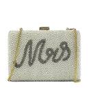 BGAIN71 Beads Decorated Mrs. Fashion Clutch - MiMi Wholesale