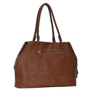 BGO3313 3 Compartment Braided Shoulder Strap Tote Bag - MiMi Wholesale