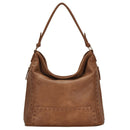 BGO88032 Monogrammable Modern Stitching Hobo Bag - MiMi Wholesale