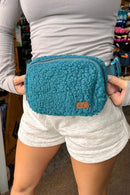 BGS0057 Nina Sherpa Fleece Fanny Pack - MiMi Wholesale