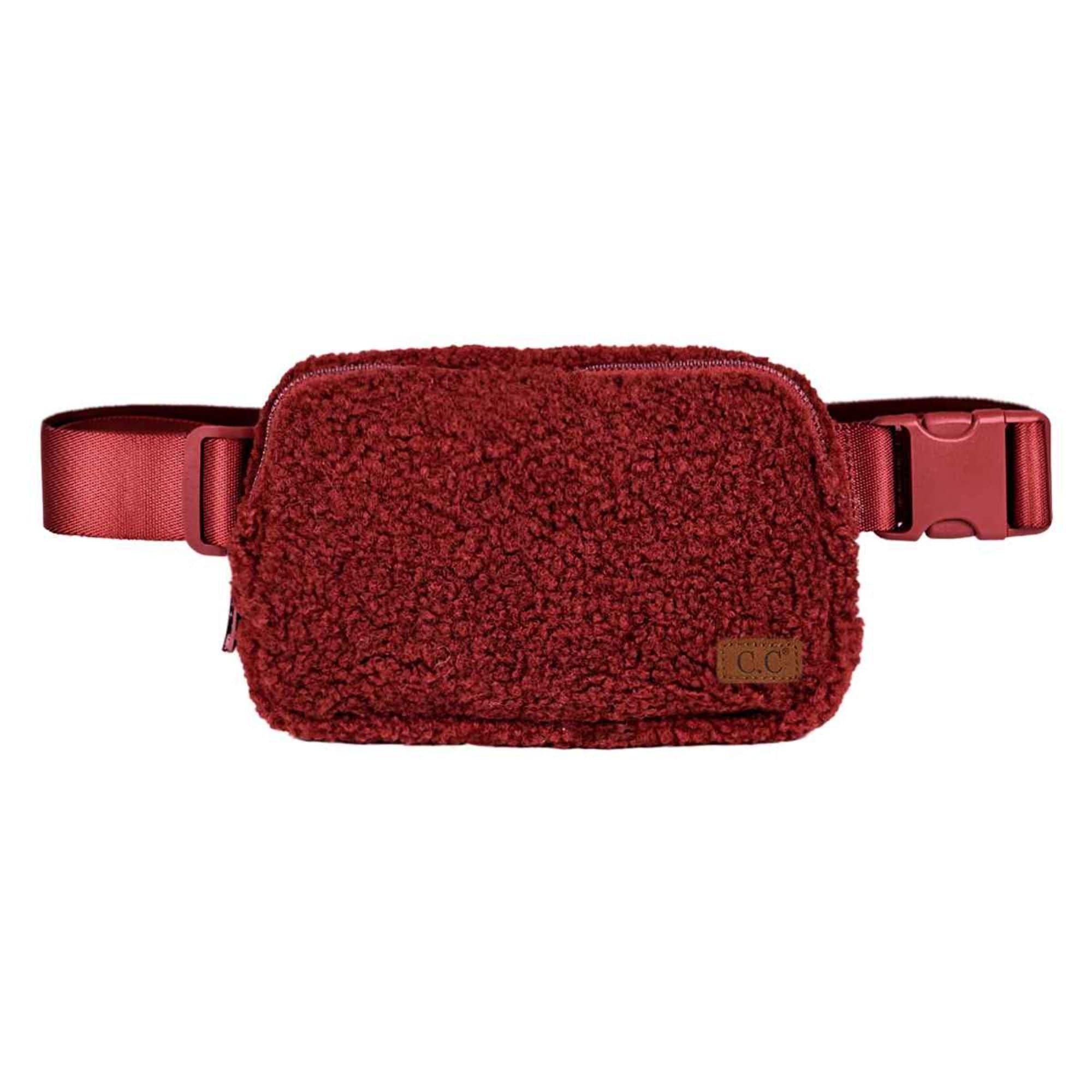 BGS0057 Nina Sherpa Fleece Fanny Pack BGS0057 Nina Sherpa Fleece Fanny Pack