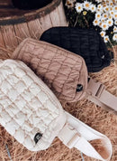 BGS0064 Tina Puffer Quilted Fanny Pack - MiMi Wholesale