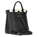 BGS81417 Sherpa Flap Over Convertible Backpack - MiMi Wholesale