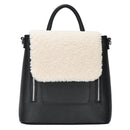 BGS81417 Sherpa Flap Over Convertible Backpack - MiMi Wholesale