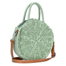 BGS82626 Circle Straw Crossbody - MiMi Wholesale