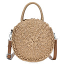 BGS82626 Circle Straw Crossbody - MiMi Wholesale