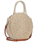 BGS82626 Circle Straw Crossbody - MiMi Wholesale