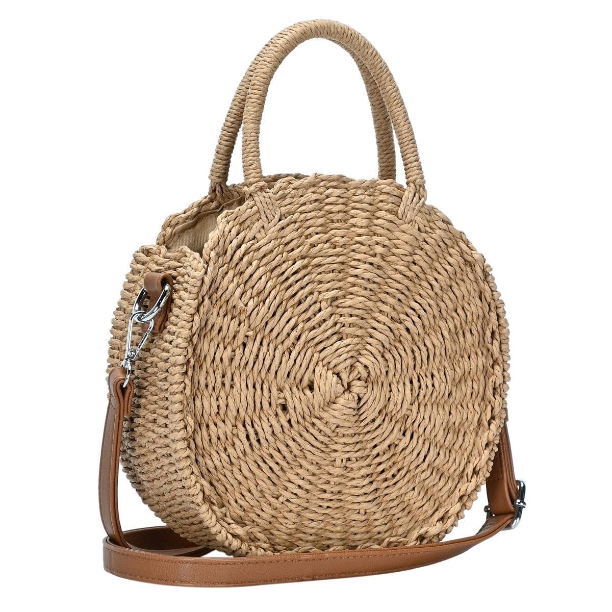 BGS82626 Circle Straw Crossbody - MiMi Wholesale