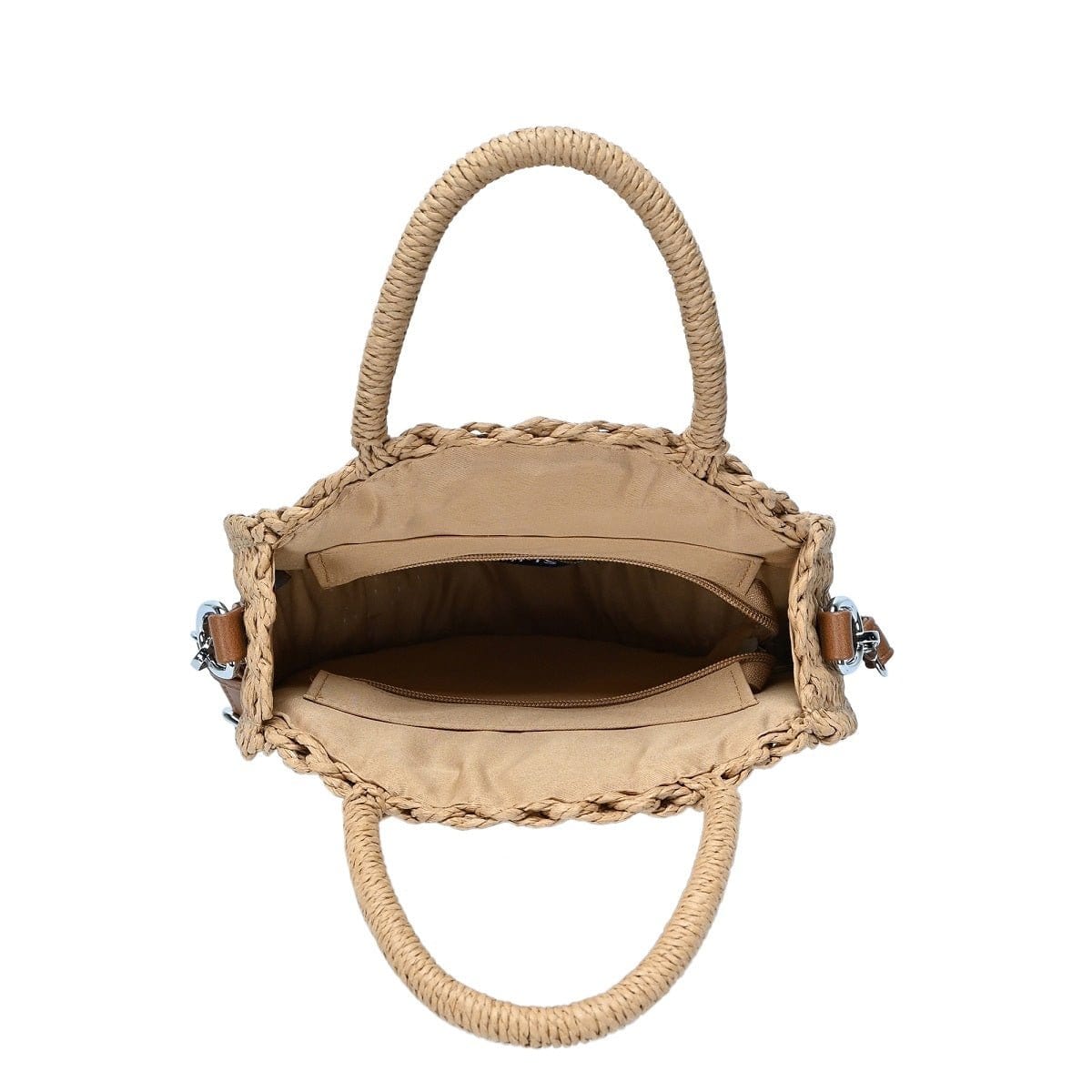 BGS82626 Circle Straw Crossbody - MiMi Wholesale