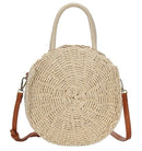 BGS82626 Circle Straw Crossbody - MiMi Wholesale