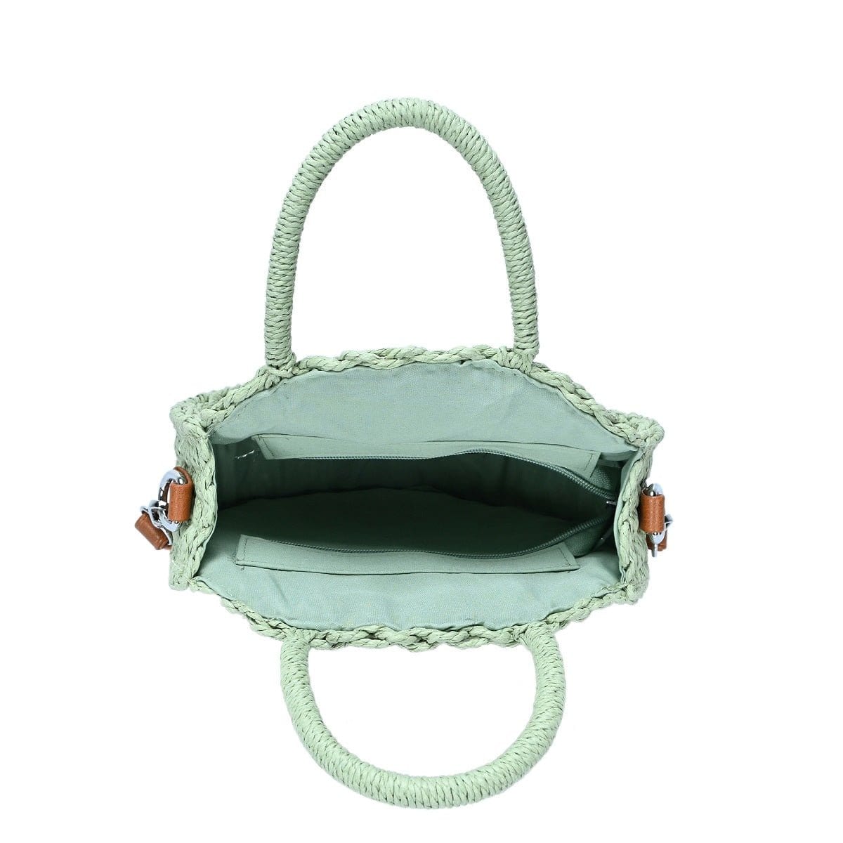 BGS82626 Circle Straw Crossbody - MiMi Wholesale