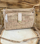 BGT15944 Cork Crossbody Bag - MiMi Wholesale