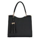 BGT2961 Structured Stylish Double Tassel Satchel Bag - MiMi Wholesale
