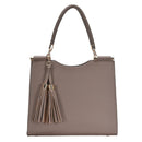 BGT2961 Structured Stylish Double Tassel Satchel Bag - MiMi Wholesale