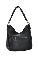 BGT3092 Monogrammable Braided Handle Hobo Bag - MiMi Wholesale