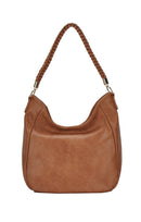 BGT3092 Monogrammable Braided Handle Hobo Bag - MiMi Wholesale
