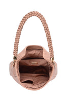BGT3092 Monogrammable Braided Handle Hobo Bag - MiMi Wholesale