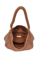 BGT3092 Monogrammable Braided Handle Hobo Bag - MiMi Wholesale