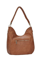 BGT3092 Monogrammable Braided Handle Hobo Bag - MiMi Wholesale