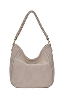 BGT3092 Monogrammable Braided Handle Hobo Bag - MiMi Wholesale