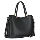 BGT3164 Two Compartment Structured Top Handle Handbag/Satchel - MiMi Wholesale