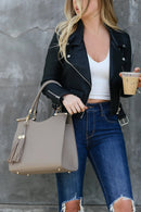 BGT4216 Ocean Braided handle Satchel - MiMi Wholesale