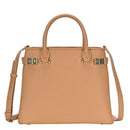 BGT4246 Turn-Clasp Top Handle Structure Handbag - MiMi Wholesale